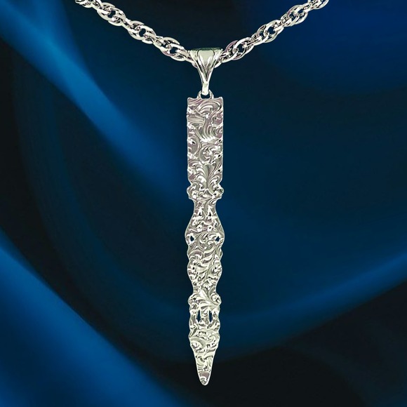 Montana Silversmiths Swift Like The Current Arrow Necklace Retail $80 - NEW! - Picture 2 of 10